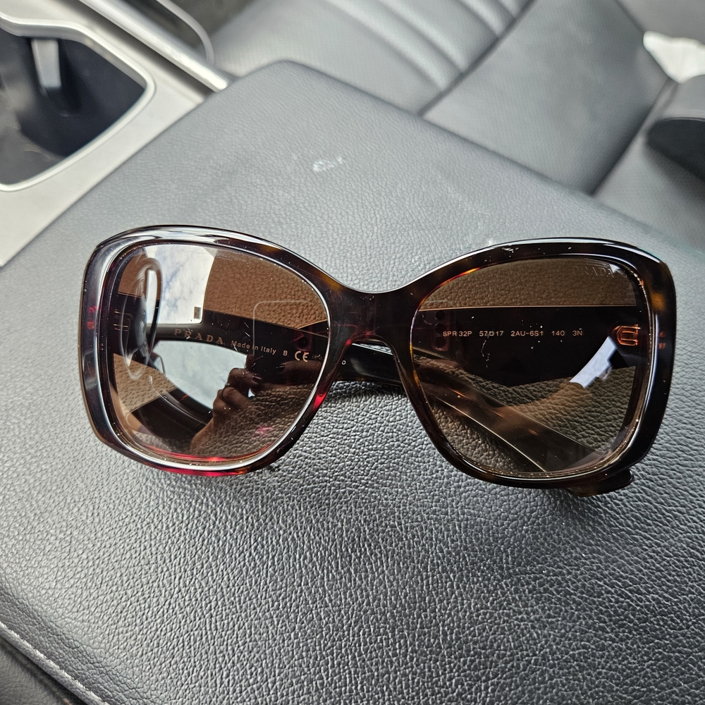Prada Women's Tortoise Shell Sunglasses